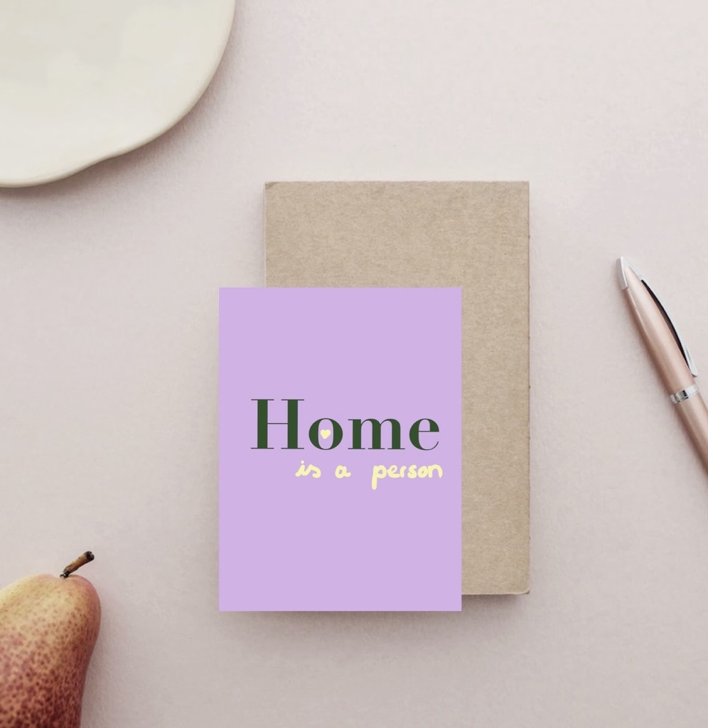 Hej Ibiza - Postkarte - Home is a person