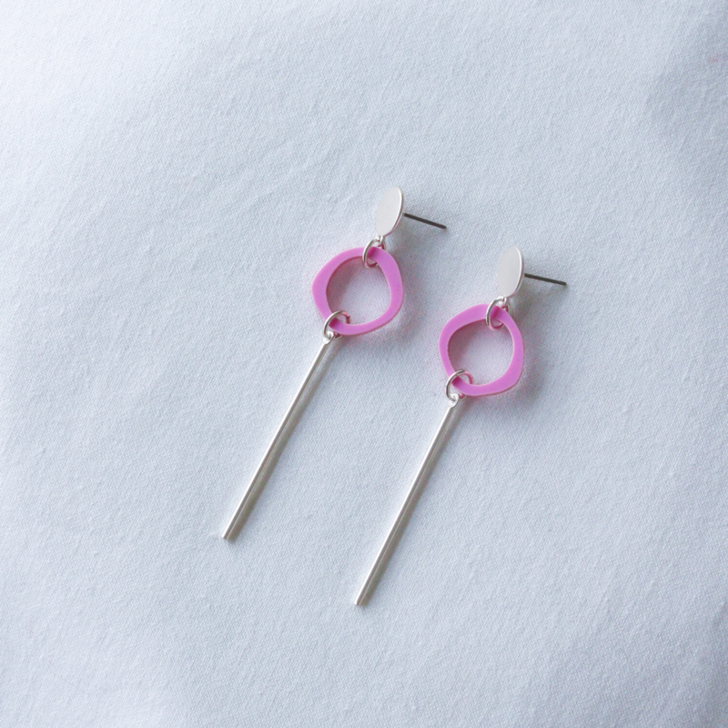 Studio Nok Nok - Ohrringe Silver Haze 02