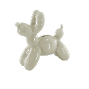 Housevitamin - Balloon dog money bank Spardose Keramik sand 17x7x17cm