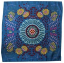 Les Belles Vagabondes - Seidentuch Mini Marushka bleu blue