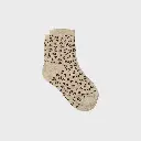 Billybelt - Baumwollsocken Leo Beige glitter