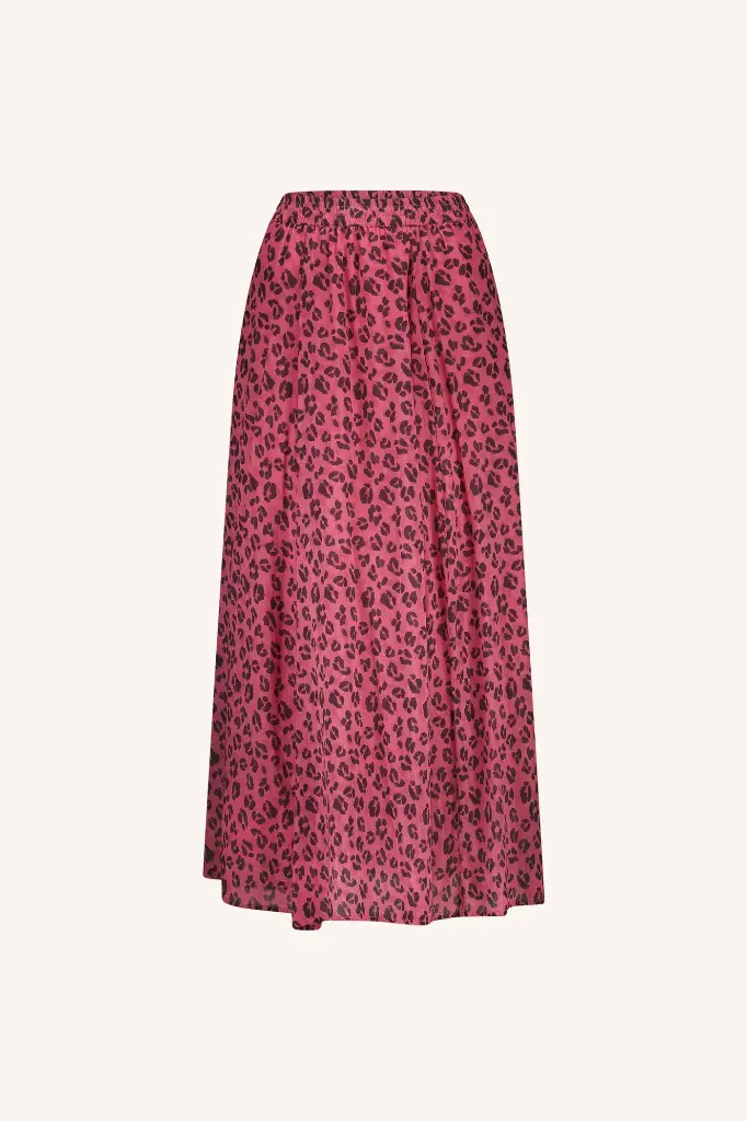 By Bar - Ruby Red Cheetah Skirt - 1303 Red Cheetah print 