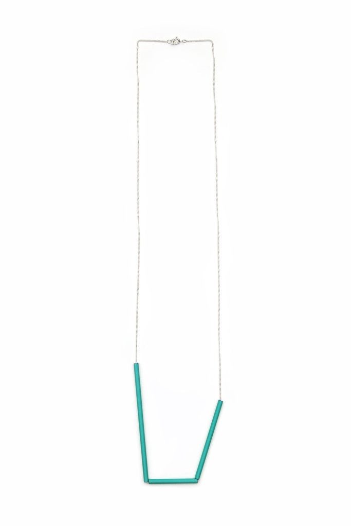 Lisa Kroeber Jewellery Art - Necklace Tubes - Turquoise
