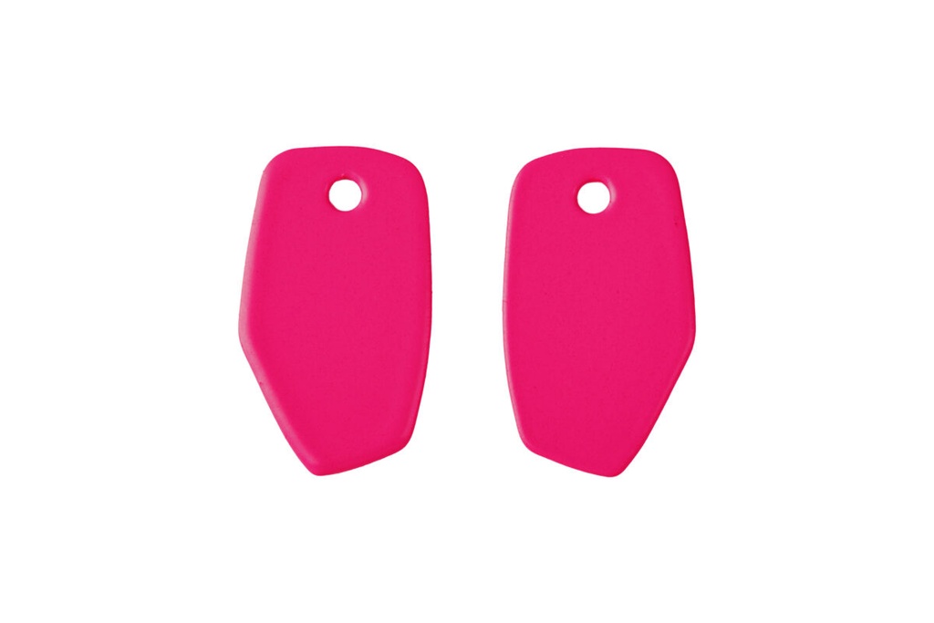 Lisa Kroeber Jewellery Art - Earrings Mix&Match PLATES, Magenta