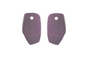 Lisa Kroeber Jewellery Art - Earrings Mix&Match PLATES, Metallic Red