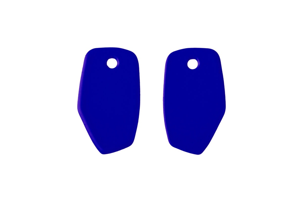 Lisa Kroeber Jewellery Art - Earrings Mix&Match PLATES, Ultramarine Blue 