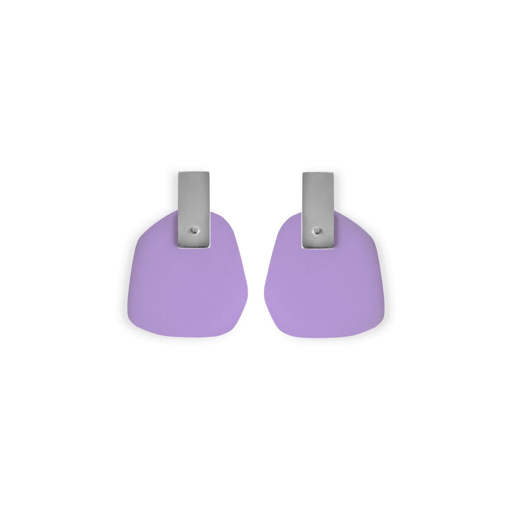 Lisa Kroeber Jewellery Art - Earrings Flower Petals - Lilac