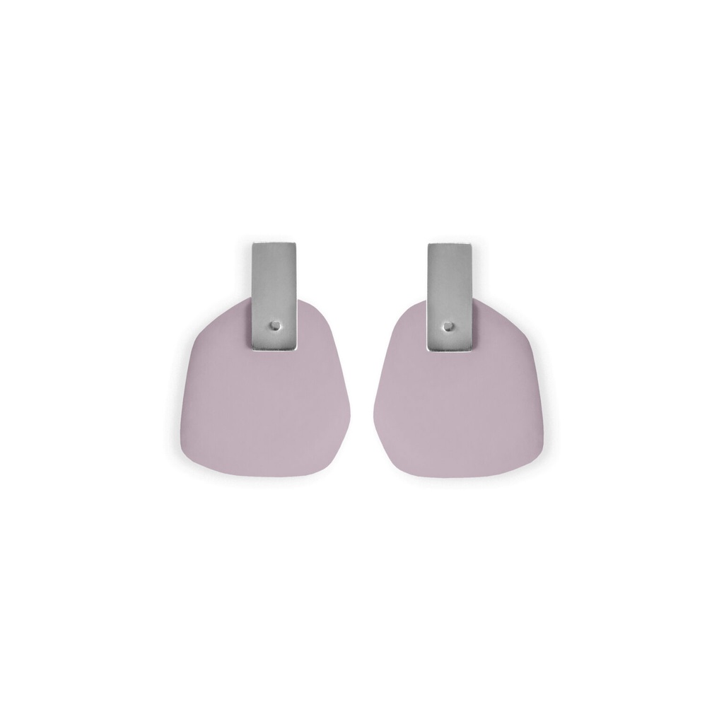 Lisa Kroeber Jewellery Art - Earrings Flower Petals - Pastel Violet