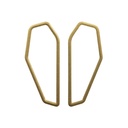 Lisa Kroeber Jewellery Art - Earrings Color Frames - Sparkling Gold