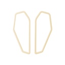 Lisa Kroeber Jewellery Art - Earrings Color Frames - Ivory