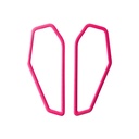 Lisa Kroeber Jewellery Art - Earrings Color Frames - Magenta