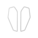 Lisa Kroeber Jewellery Art - Earrings Color Frames - Signal White