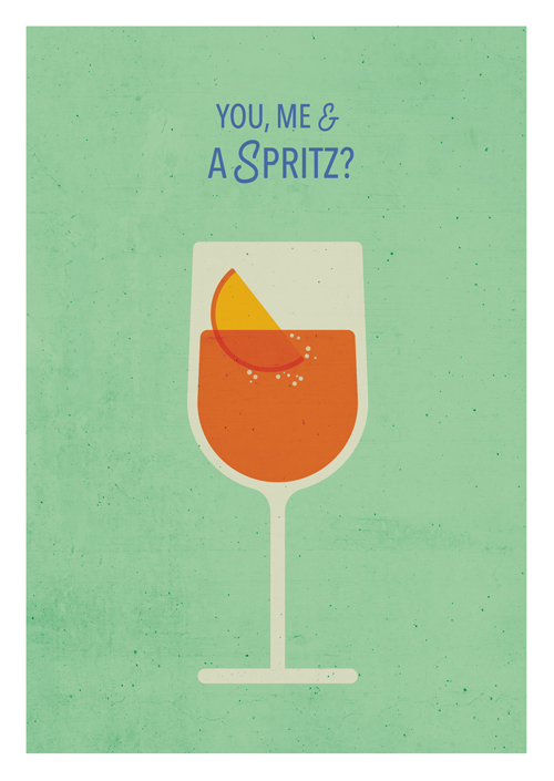 Nobis Design - Postkarte - Daria Ivanova - Aperol