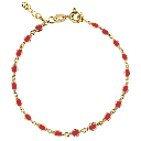 Jeberg Jewellery - Rosalie Bracelet goldplated 16cm+ext.