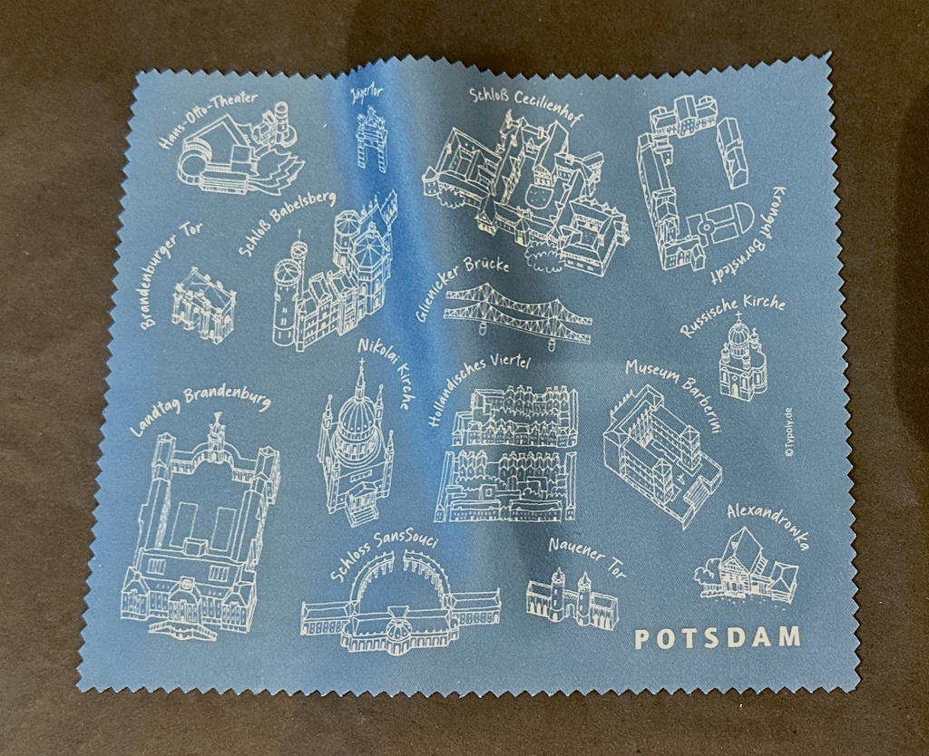 Typoly - Brillenputztuch Potsdam 2.0