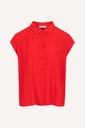 By bar - Kiek Viscose Top - poppy red
