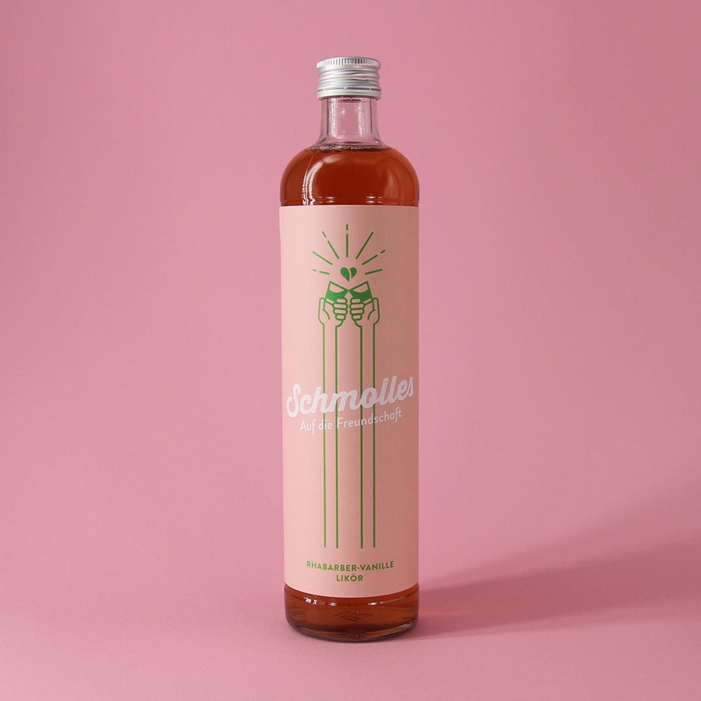 Schmolles - Rhabarber-Vanille Likör 500ml