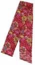 Les Belles Vagabondes - Seidenschal Bandeau Slash Jardin Anglais Bordeaux