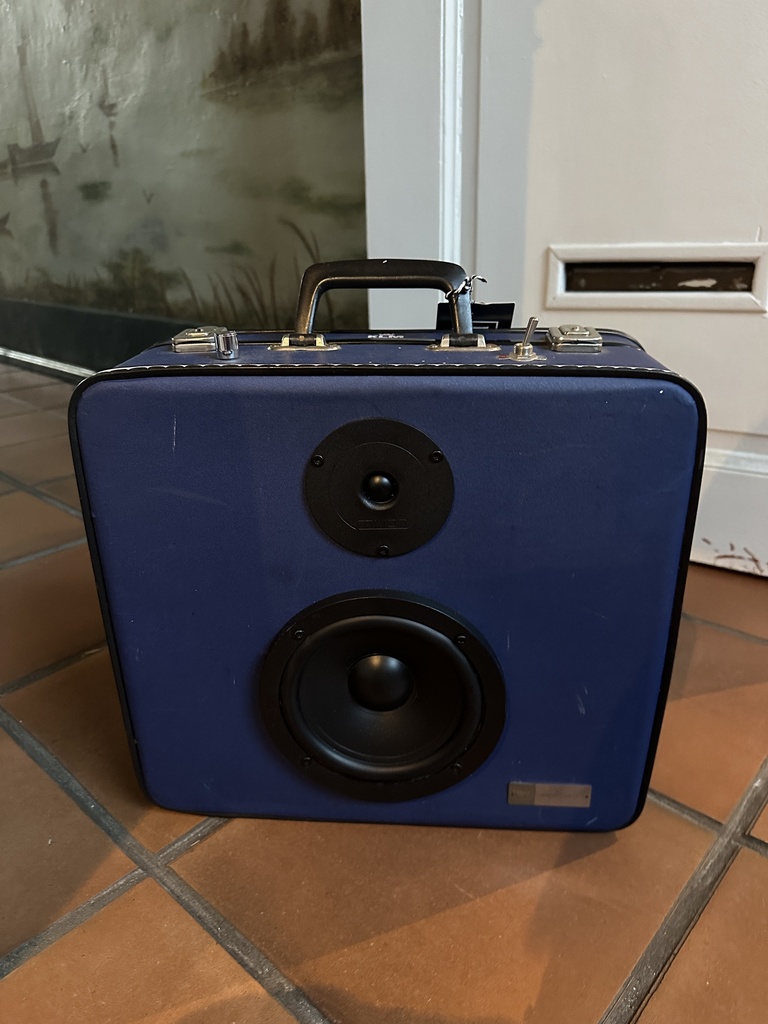 Flipz - Vintage Koffer KLM original blue mono Nr. 25