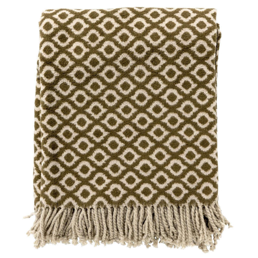 Hoii - Plaid Isabella Military Olive 150x200cm