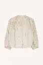 By Bar - Becky lurex blouse - 1700 rose lurex stripe