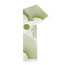 Caroline Biss - Scarf green white minimalist multi