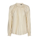 Caroline Biss - Tunika STRAIGHT FLOWY BLOUSE WITH FLOUNCE EFFECT cream