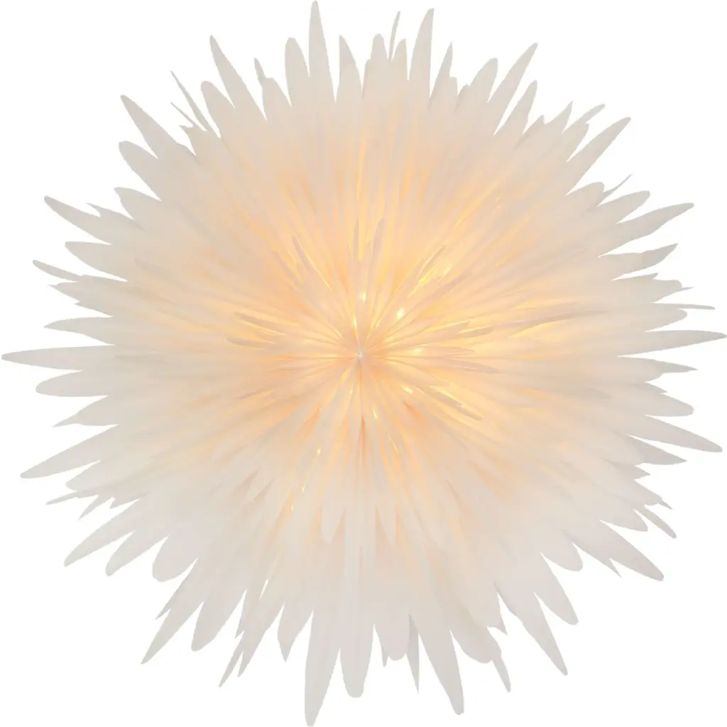 Mea Living - Stella-Dalia, Pergamentpapier weiß 60 cm