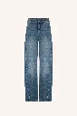 By Bar - Begum Denim Pants - 625 mid denim