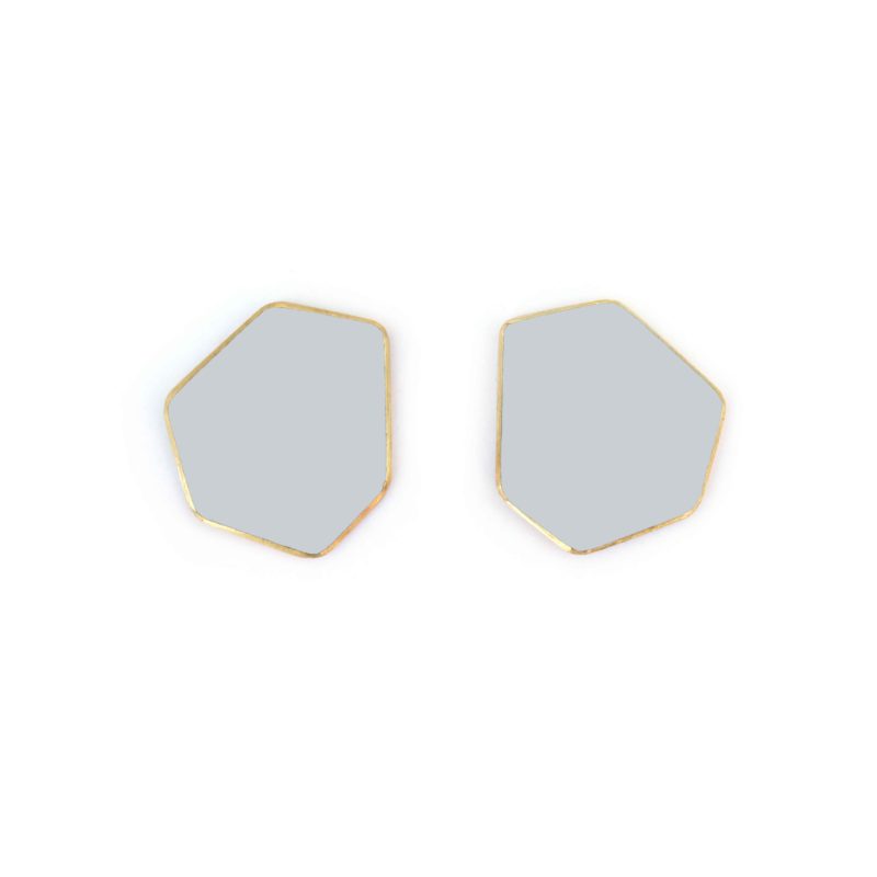 Lisa Kroeber Jewellery Art - Earclips mini - Window Grey