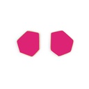 Lisa Kroeber Jewellery Art - Earclips mini - Magenta