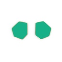 Lisa Kroeber Jewellery Art - Earclips mini - Signal Green