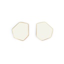 Lisa Kroeber Jewellery Art - Earclips mini - Signal White