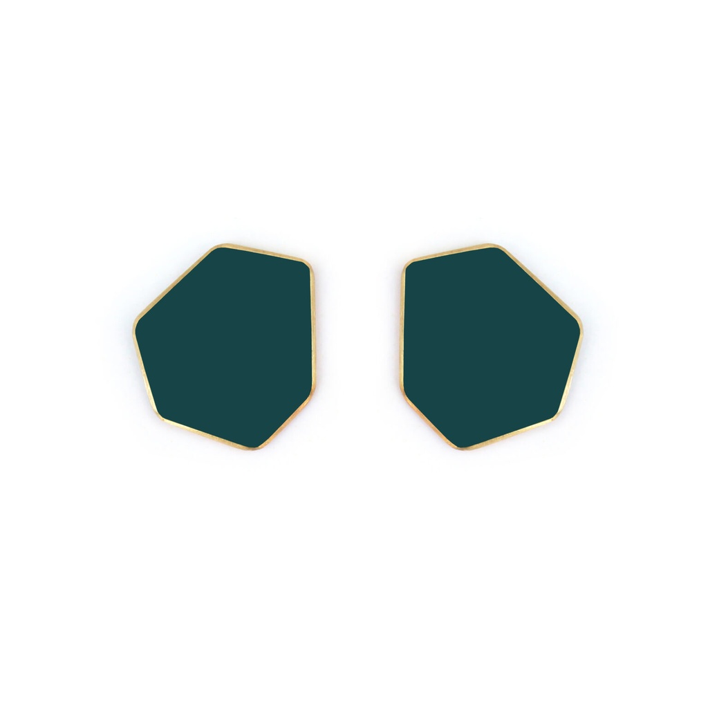 Lisa Kroeber Jewellery Art - Earclips mini - Ocean Blue
