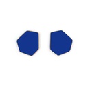 Lisa Kroeber Jewellery Art - Earclips mini - Ultramarine Blue