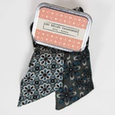 Les Belles Vagabondes - Seidenschal Bandeau Marrakech kaki