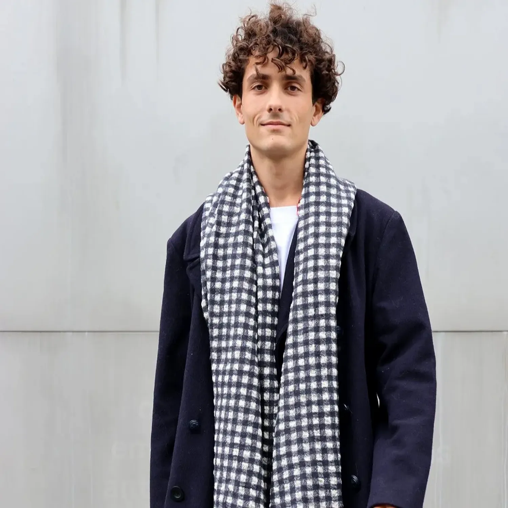 Monsieur Charli - Schal LEONARD marine