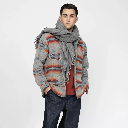 Monsieur Charli - Schal ROBB gris