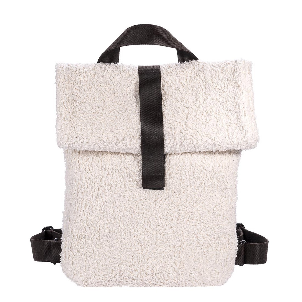 Maxx Factory - Rucksack LUCA Fluffy Cotton - aus 100% Bio Baumwolle & up-, recycling Filz - #952 beige