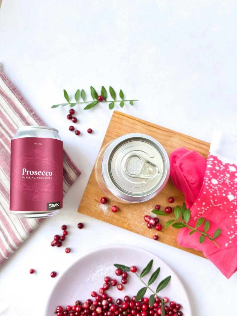 SEIK - Prosecco Sekt-Socken in Dose