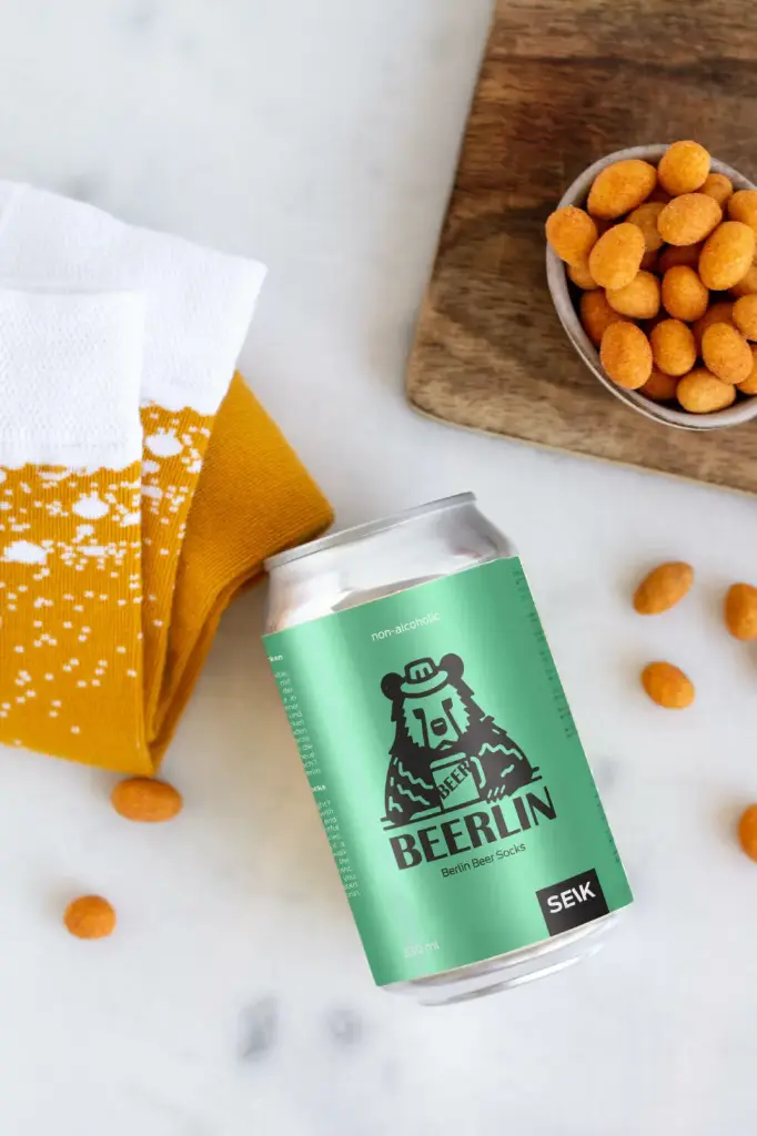 SEIK - Beerlin Bier-Socken in Dose