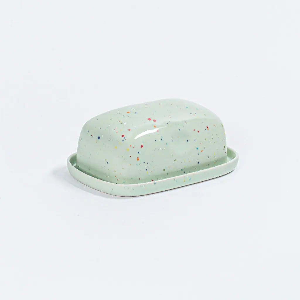 Egg Back Home - Butterdose New Party Butter Dish Green