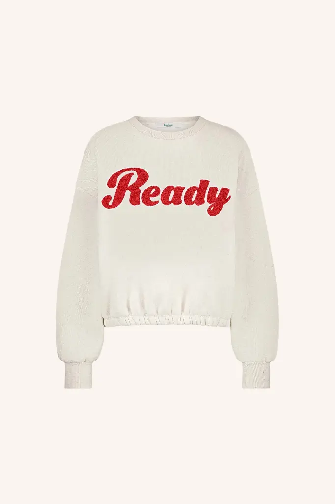 By Bar - Bodil Ready Sweater - 826 oyster melee 