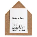 Aemmi - Klappkarte mit Umschlag - Weihnachten