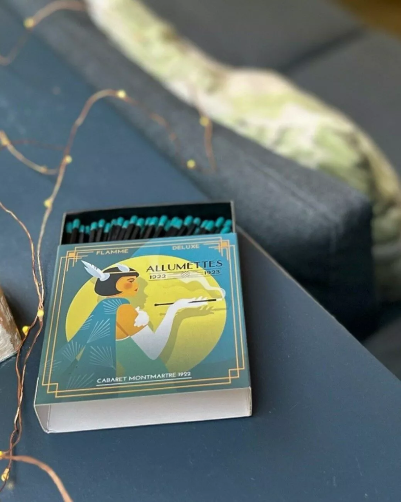 Flamme Deluxe - Streichhölzer - Le boudoir de Paris - Edition Cabaret Monmartre