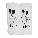 Helen B - Gästehandtuch *naked couple back* 2er Set (guest towel)