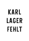 Nobis Design - Postkarte - La Card - Karl Lager fehlt
