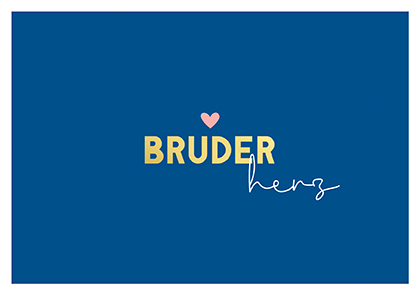 Nobis Design - Postkarte - La Card - Bruderherz