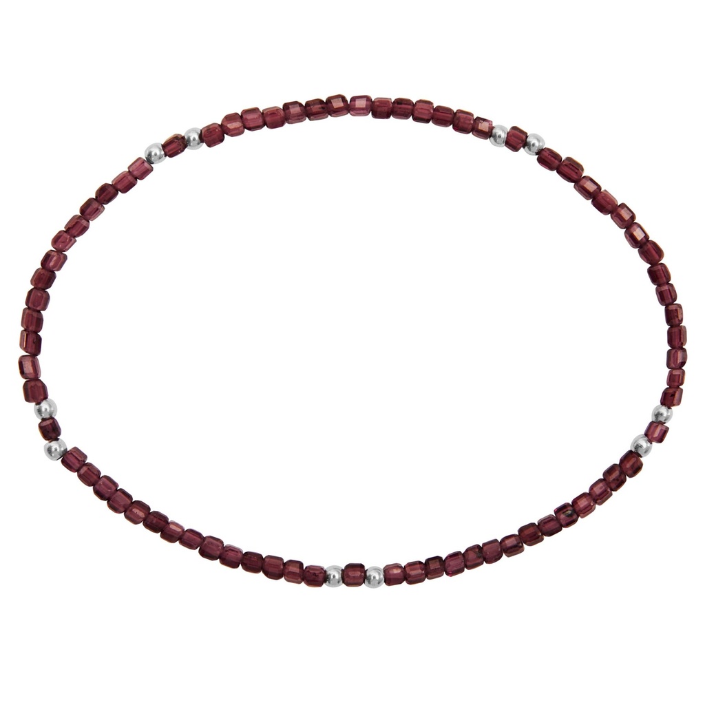 HCA - Armband - Harmony of nature - Rhodolit Granat - Edelstahl