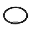 HCA - Herrenarmband - Viro XL - Textil Schwarz